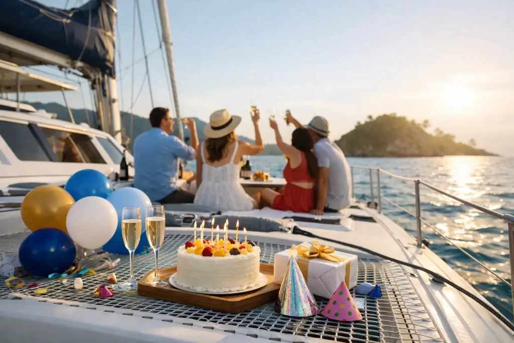 How to Plan a Catamaran Birthday Cruise
