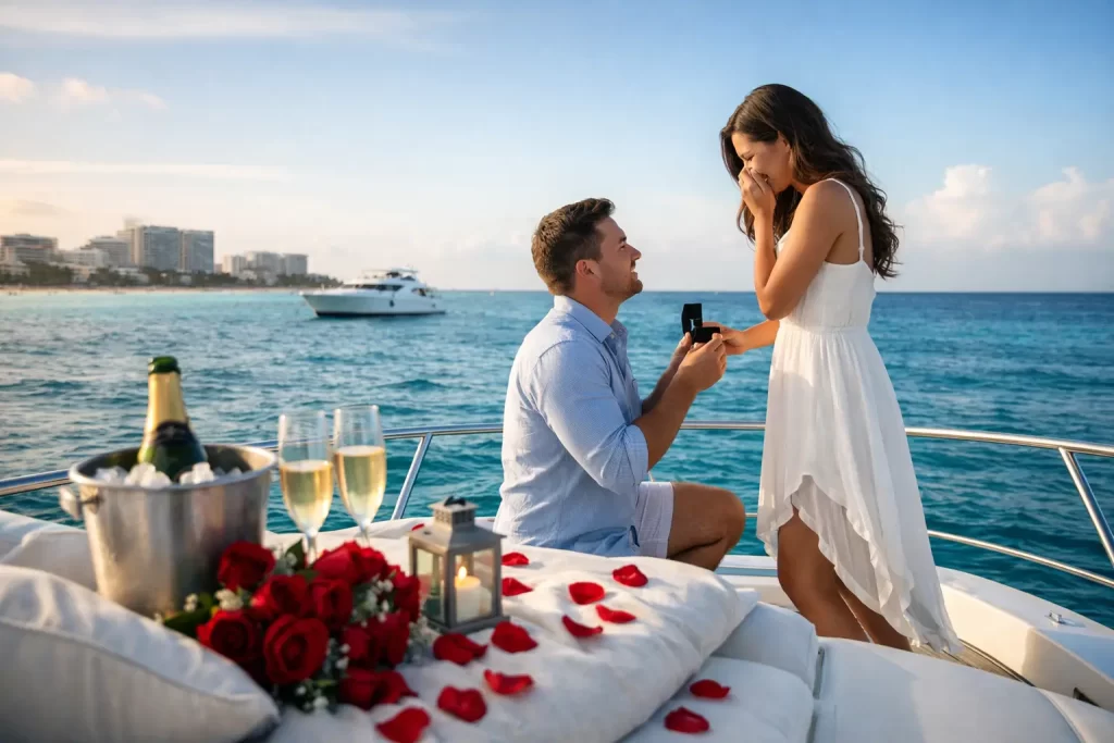 How to Organize a Yacht Proposal in Cancun